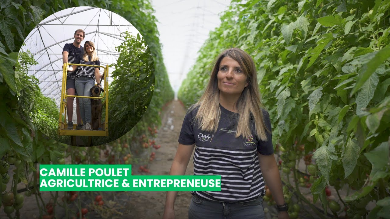 Camille Poulet, agricultrice et entrepreneuse