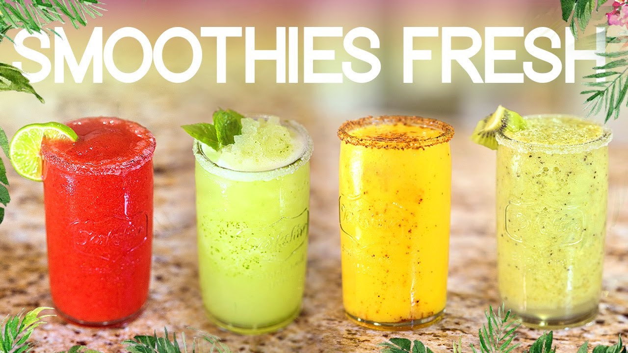 Bebidas refrescantes fáciles y saludables (Smoothies sin azúcar)
