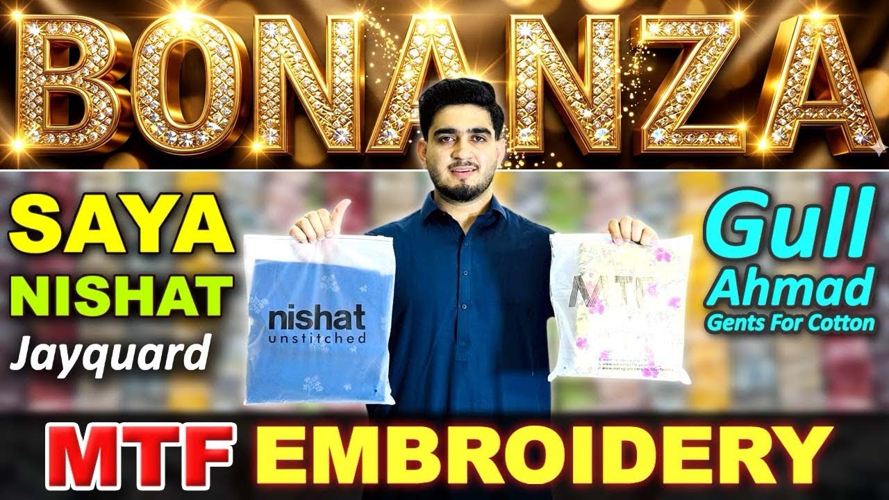 Biggest Clearance Sale🎉Bonanza Satrangi | Luxury Mtf  | Saya jacquard | Orient | Nishat | Gulahmed🔥💯