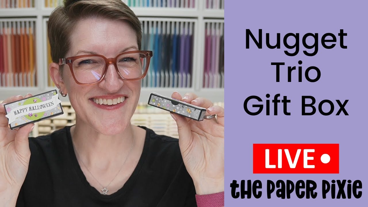 BOO-tiful Nugget Treat Box | Halloween Treat Holder Tutorial - Episode 383
