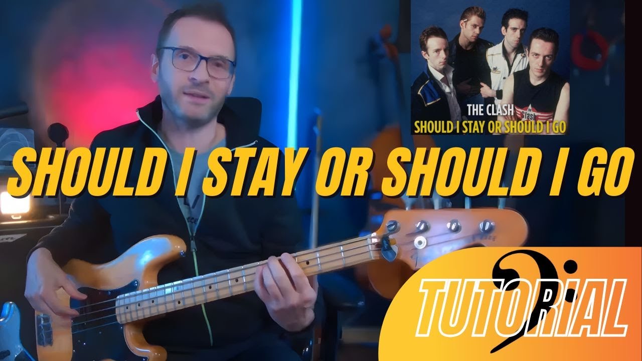 ✅ Impara il BASSO di Should I Stay or Should I Go (The Clash) - La Linea Più DIVERTENTE! 🎸
