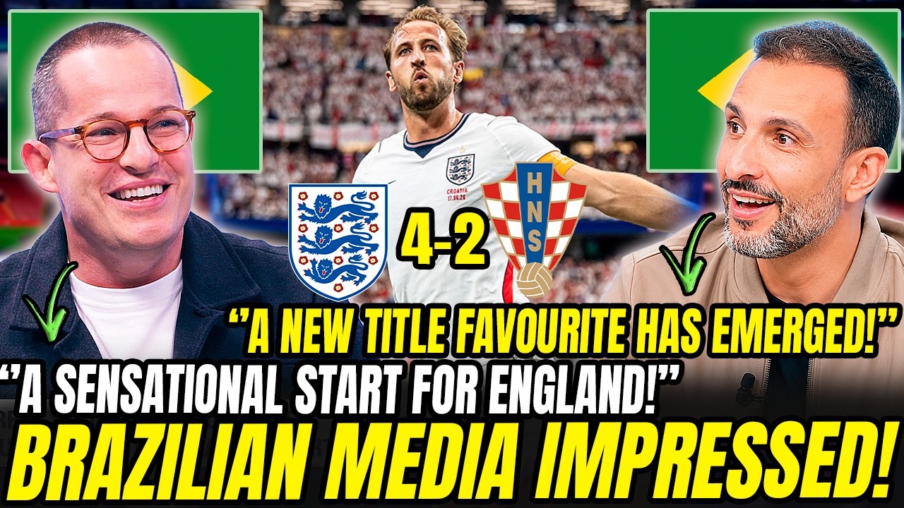 😱 BRAZILIAN MEDIA REACT TO ENGLAND 4-2 CROATIA AT THE WORLD CUP! LOOK WHAT THEY SAID!
