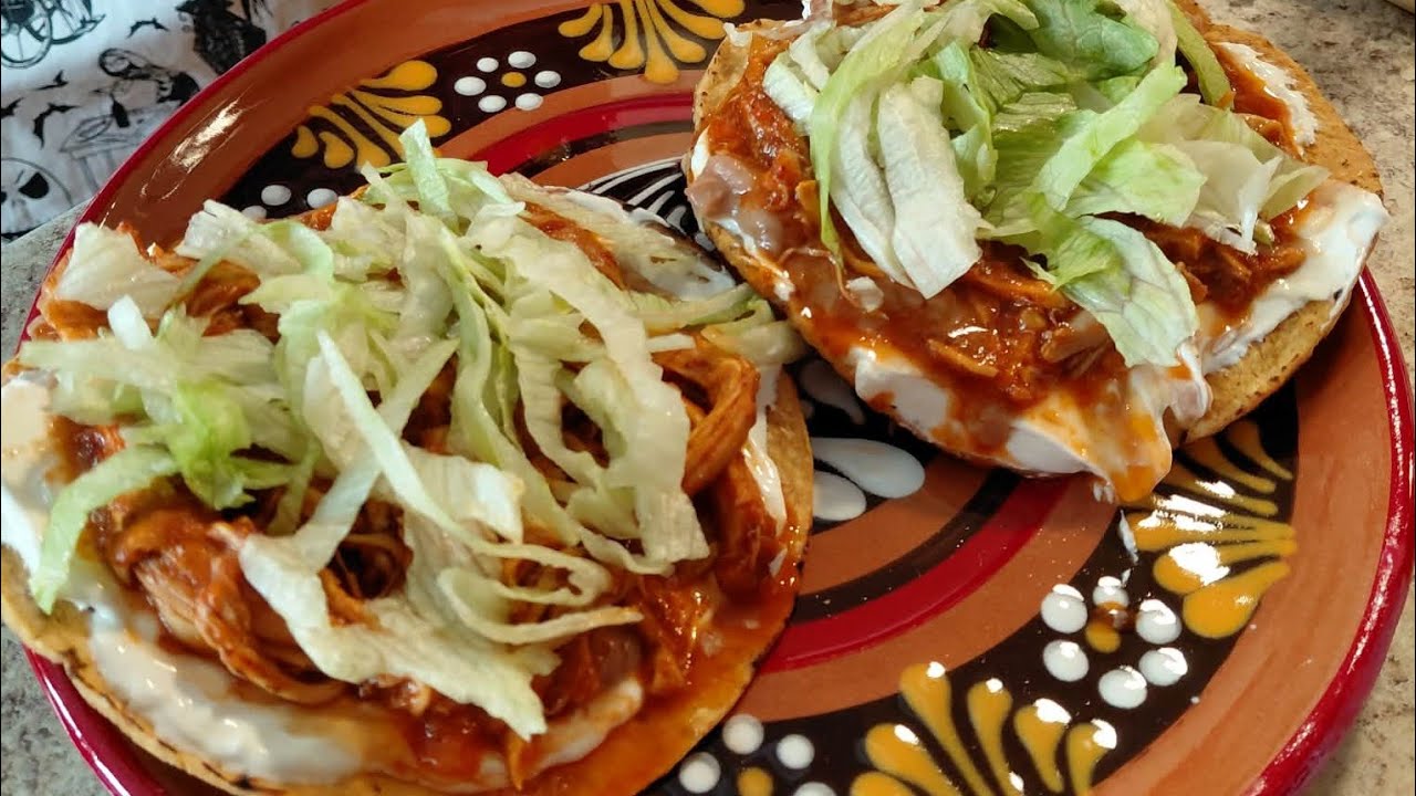 Tinga & Refried Beans