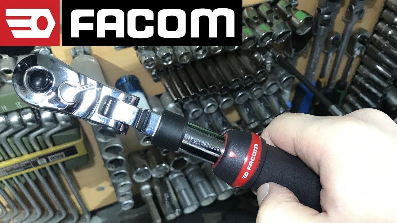 Трещотка Facom 3/8 Drive с выдвижной гибкой головкой (JXL.171)