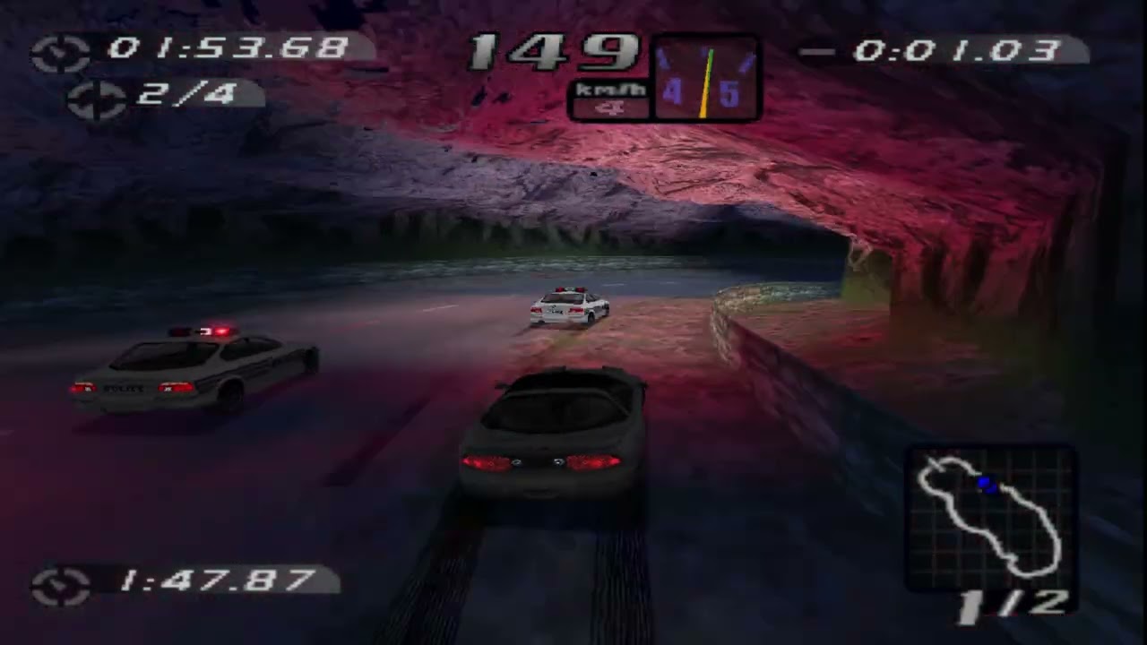 Let's Play Need For Speed High Stakes (PS1 Revisited) - Route Adonf - DUEL Hot Pursuit - Firebird TA