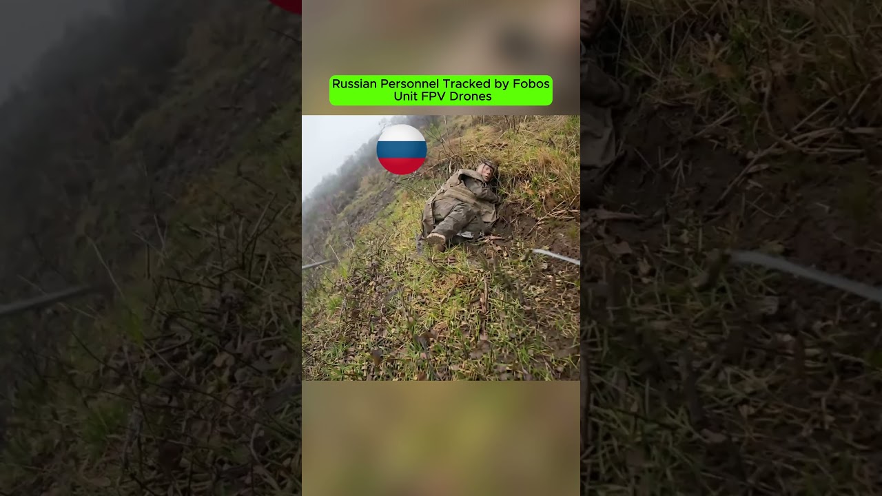 Russian Personnel Tracked by Fobos Unit FPV Drones.