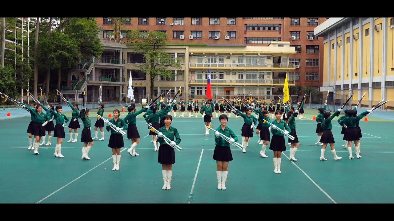20230617北一女樂儀旗隊（MB64, HG59,CG25）交接演出（4K, 多視角）