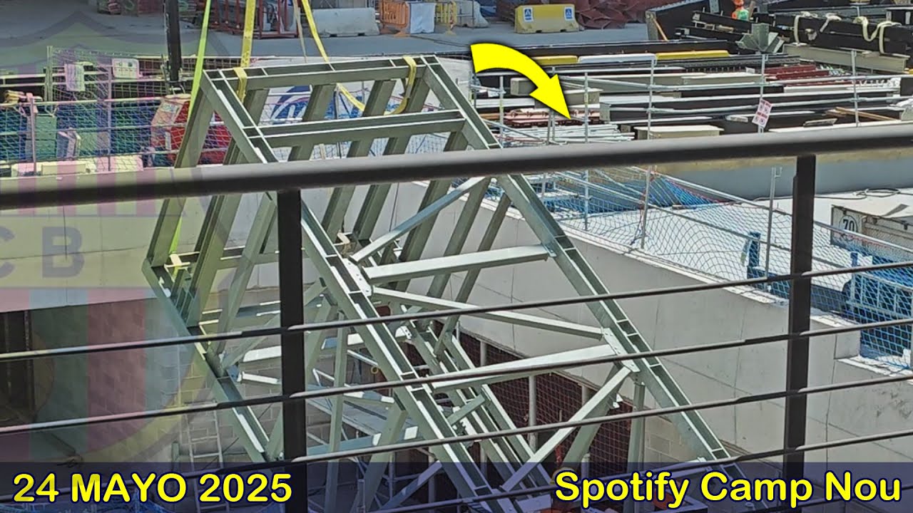 OBRAS CAMP NOU - 24 MAYO 2025
