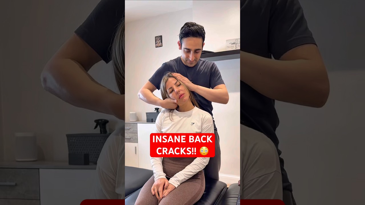 EXTREMELY LOUD AND SATISFYING BACK CRACKS!! 