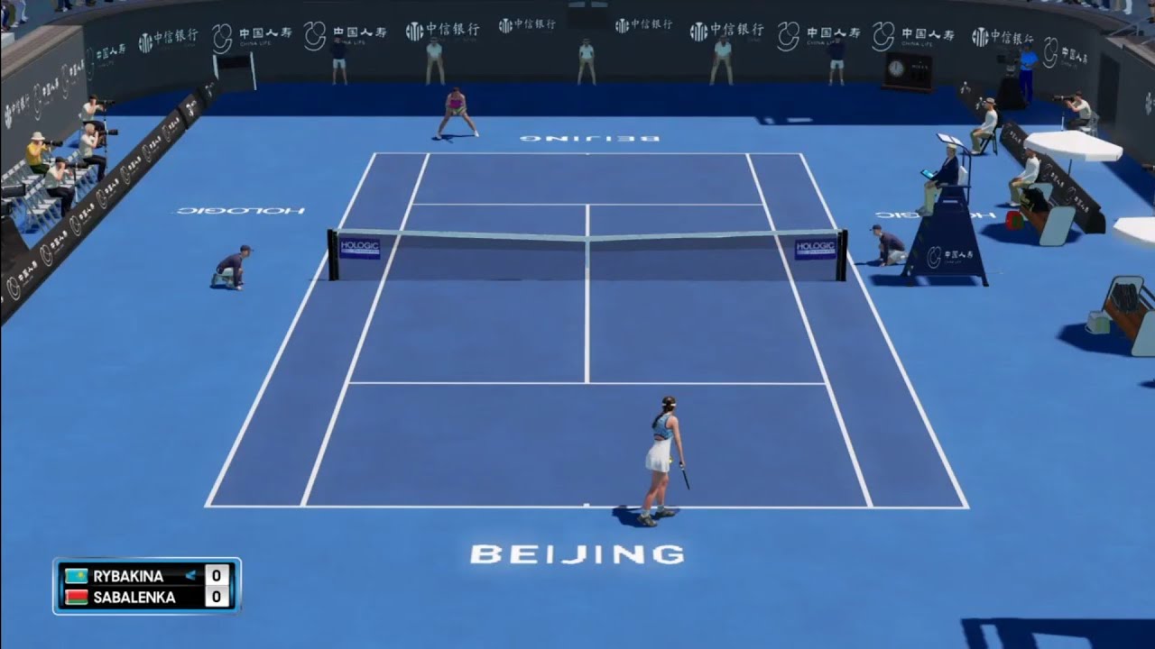 Elena Rybakina vs Aryna Sabalenka | 2023 Beijing - Quarterfinal | AO Tennis 2 - PS4 Gameplay