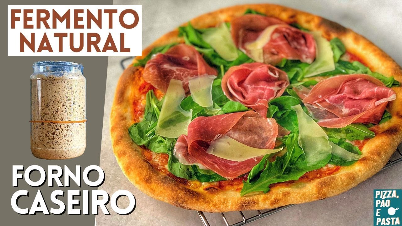 Pizza Caseira de Fermentação Natural | Farinha Nacional
