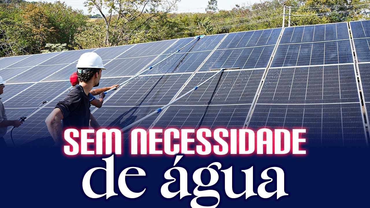 Como é feita a limpeza correta dos painéis solares?