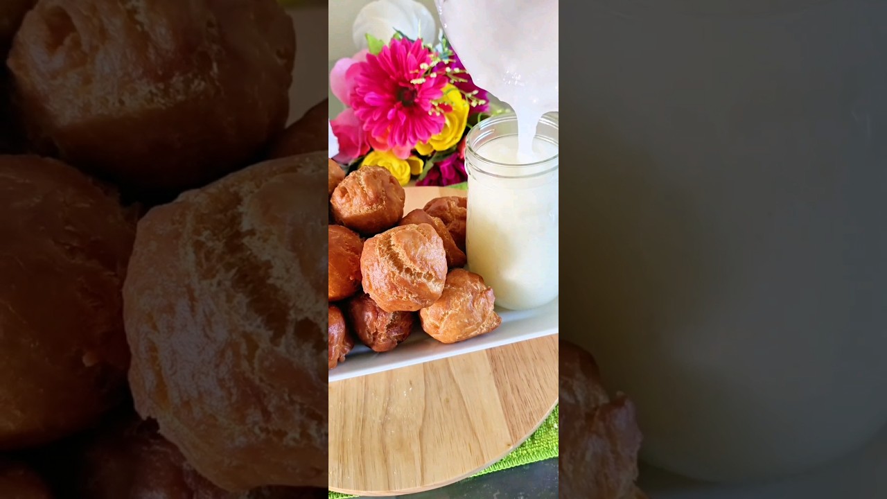 This is how people in cameroon make breakfast #our traditional donuts