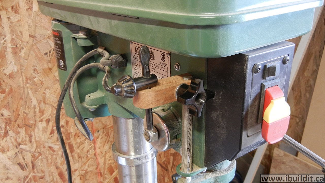 Drill Press Depth Stop And Key Holder