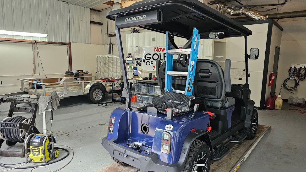 If your Denago Rover XL Electric Lithium City Golf Cart Will not fit in your garage
