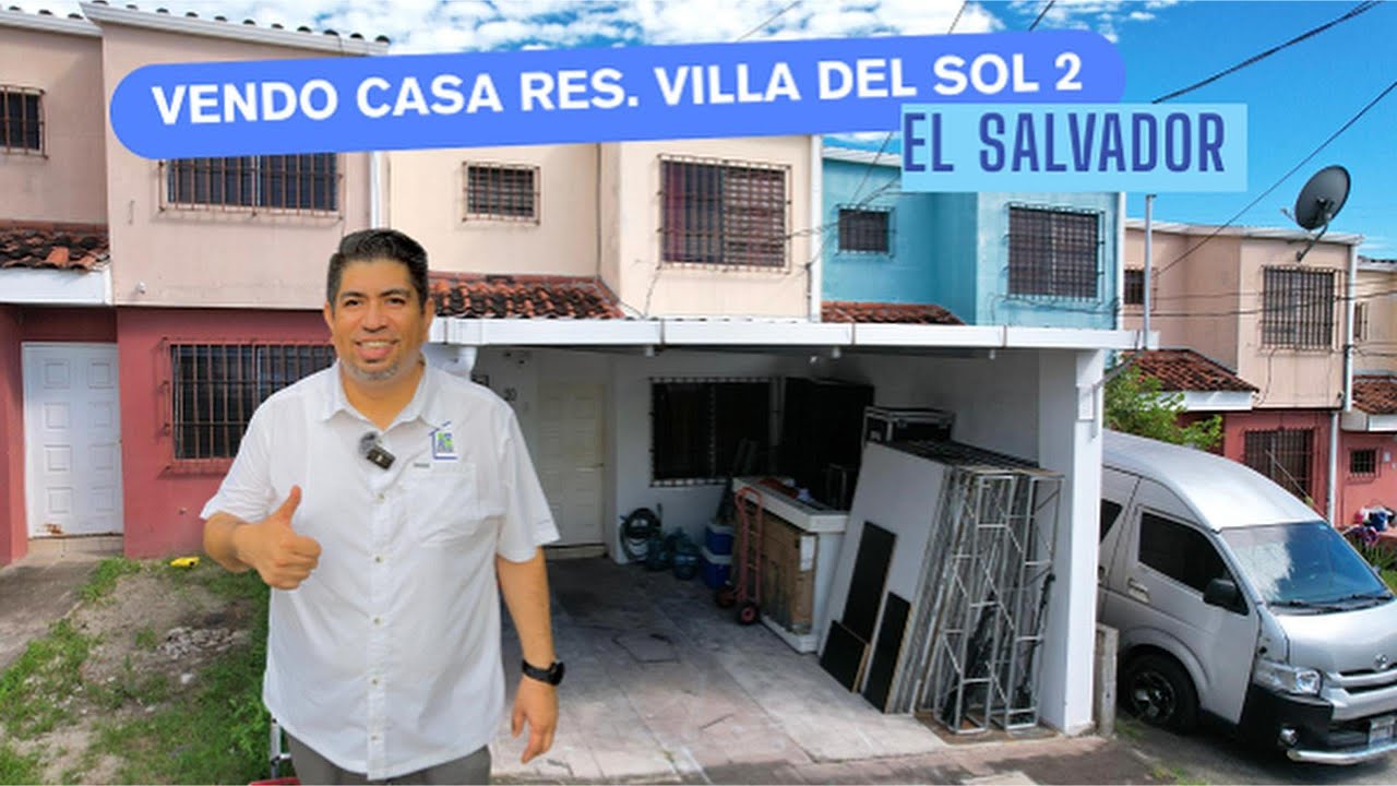VENDO CASA EN ALTAVISTA, RES. VILLA DEL SOL 2, EL SALVADOR