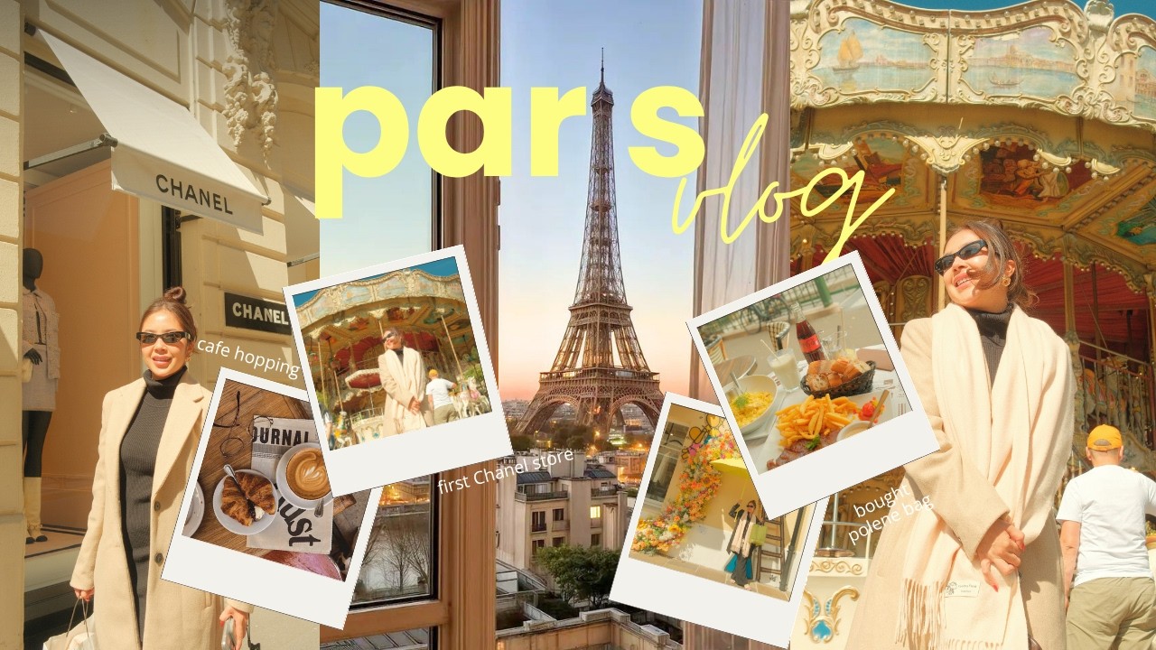 🇫🇷 PARIS VLOG | Our First Time in Paris ✨ Eiffel Tower View, Luxury Shopping & Paris Cafes