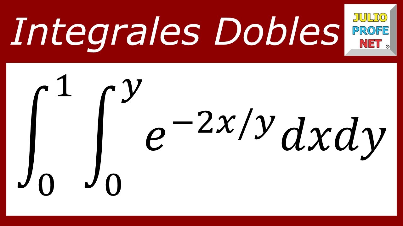 Integrales dobles | Ej. 5 #julioprofe