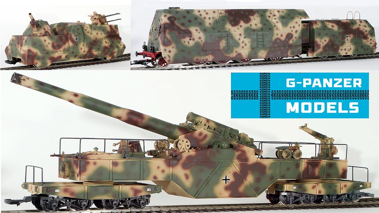 Garden Railways Armored Trains, Panzer Trains & Railguns & Military Vehicles