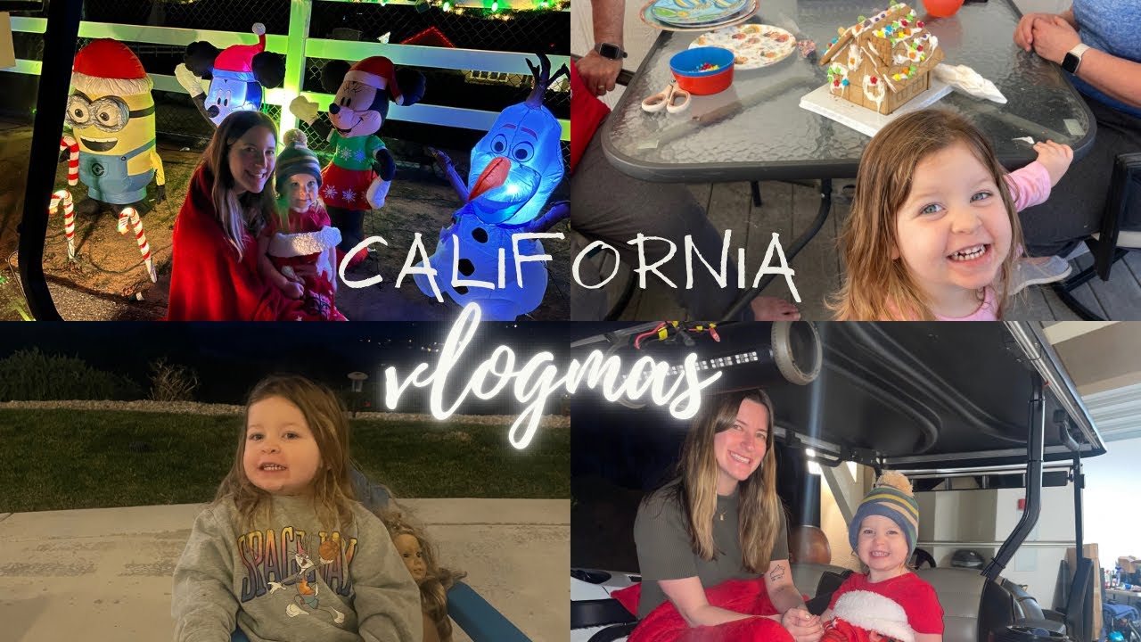 12 days of vlogmas in California