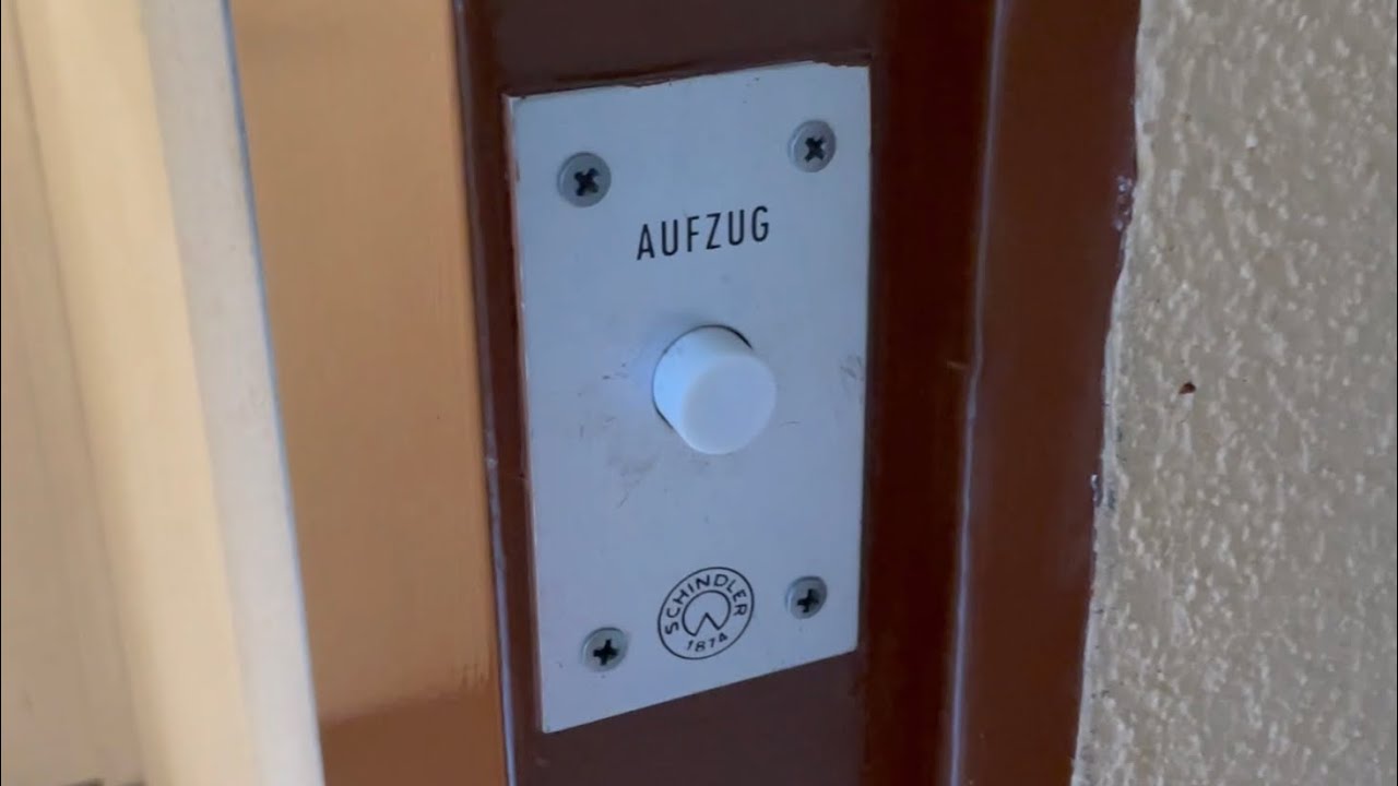 Original 1970 Schindler Elevator at residential building, Schwieberdingen, Germany