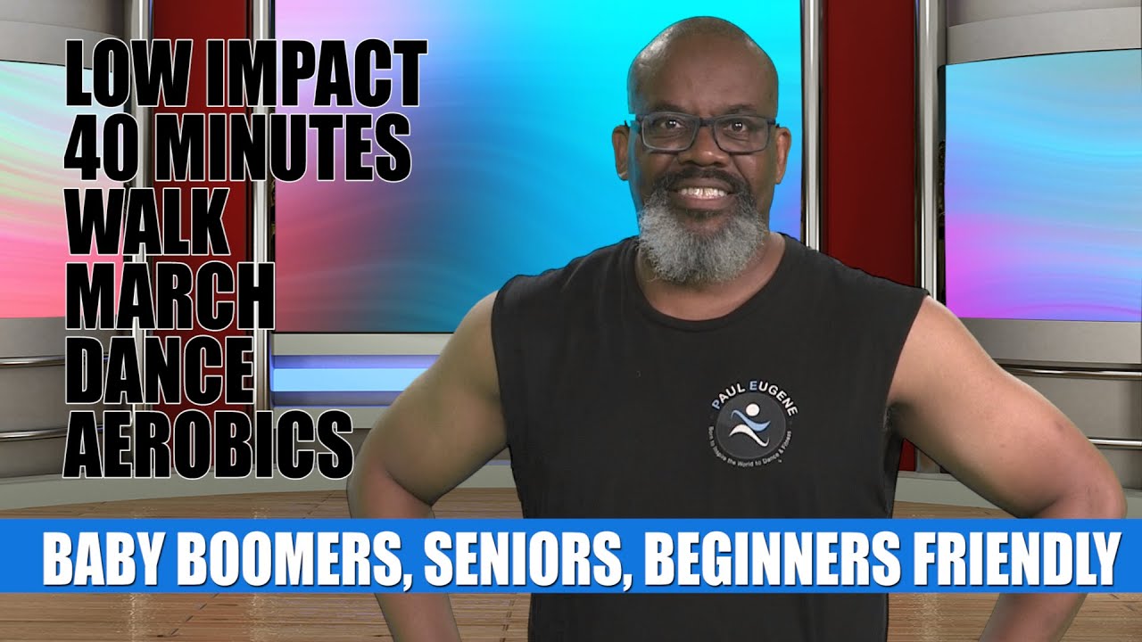 Low Impact Walk Dance Aerobics | 40 Minutes | Beginners, Baby Boomers, Seniors | Get Your Steps In!