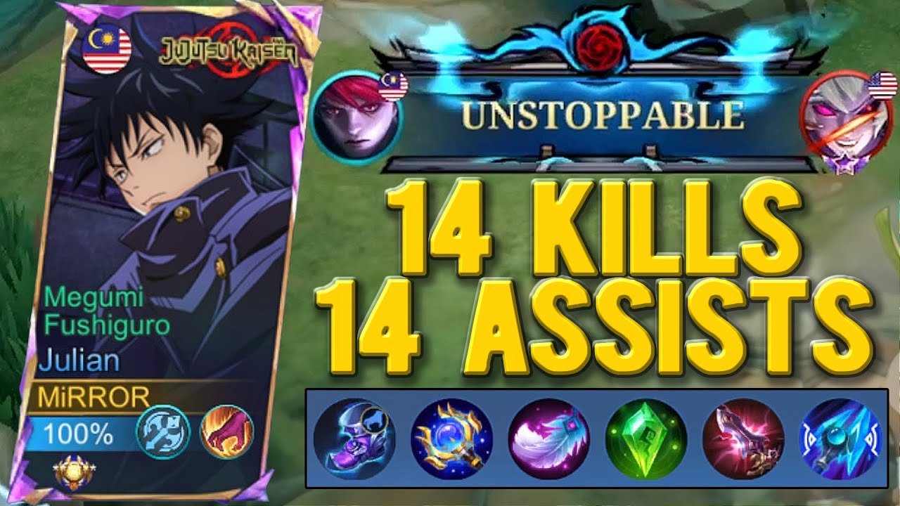 14 KILLS/14 ASSISTS Julian Mythic Gameplay! - Mobile Legends Ranked