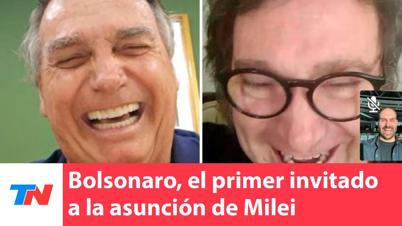 Bolsonaro, el primer invitado internacional confirmado para la asunción de Javier Milei