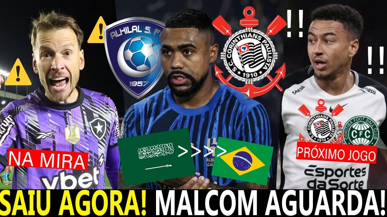 MALCOM APARECE NO CORINTHIANS! LINGARD PERTO DE ESTREAR! GOLEIRO NETO na MIRA! YURI RECUPERADO e+