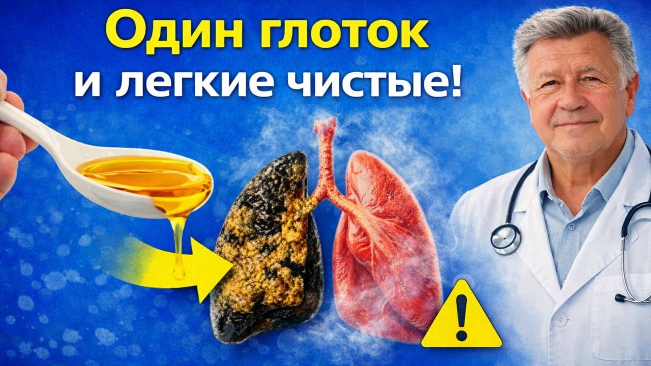 Очистка лёгких без аптек: простой метод, о котором молчат врачи!