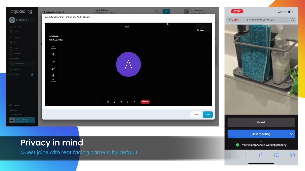 8x8 and LogicDialog - SMS & Vi integration demo