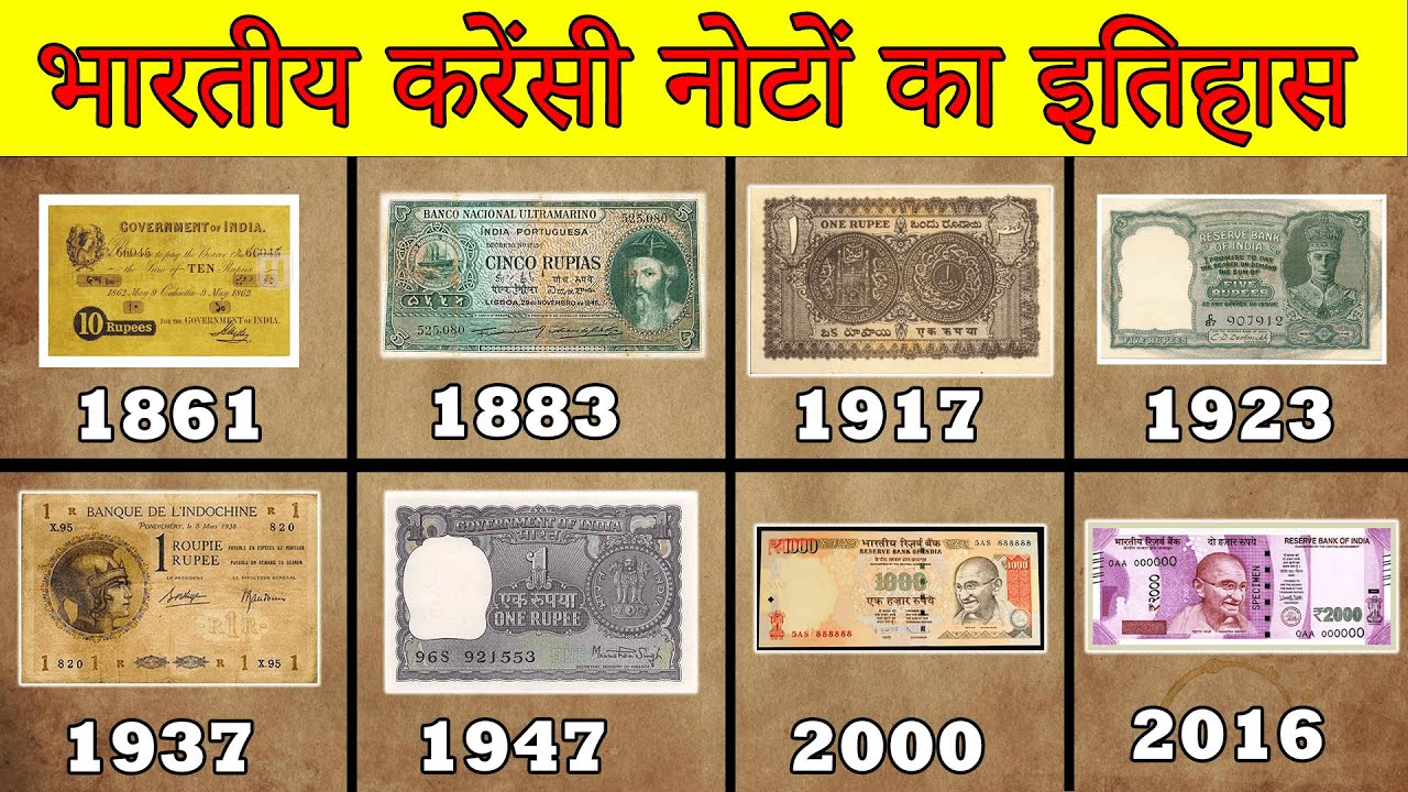 The History of the Indian Currency Notes | The complete history of Indian currency notes