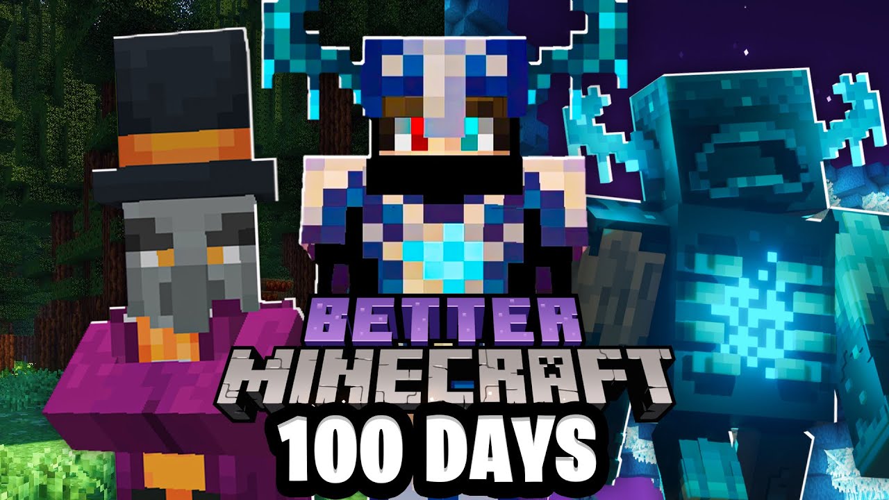 I Survived 100 Days in Better Minecraft (FULL MOVIE)