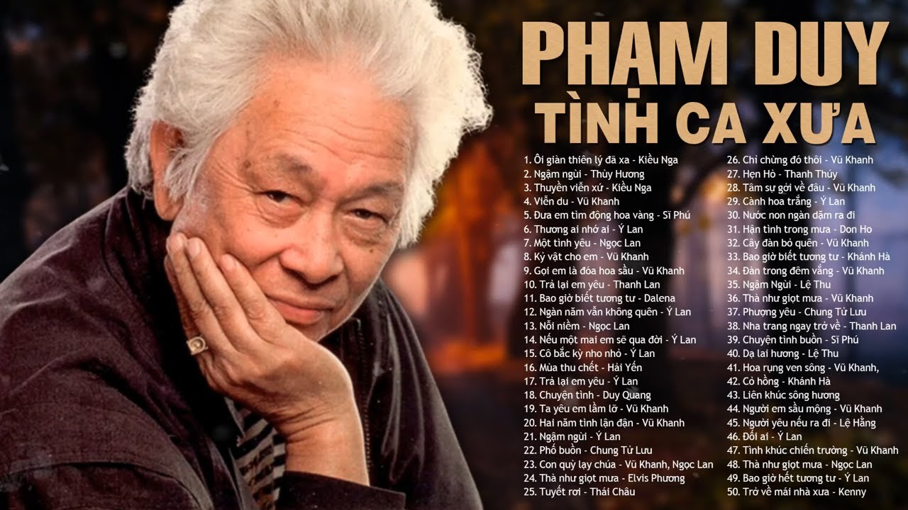 Tình Khúc PHẠM DUY - 1977 Tình Ca Xưa Phòng Trà Hải Ngoại Sang Trọng Bất Hủ Một Thời