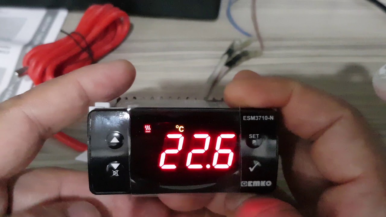 طريقة ربط و تنظيم ثرموستات ايمكو حرارة موديل ESM-3710N