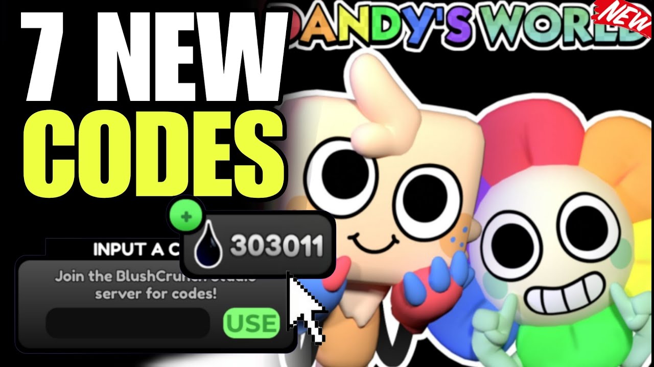 *НОВЫЕ КОДЫ* ​​ДЛЯ ROBLOX DANDY'S WORLD В ОБНОВЛЕНИИ 2026 | КОДЫ ДЛЯ DANDYS WORLD В ICHOR