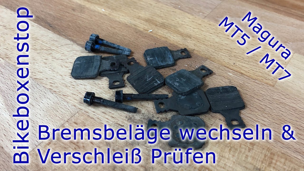 Bremsbeläge wechseln und Verschleiss prüfen // Bikeboxenstop Magura MT5 / MT7