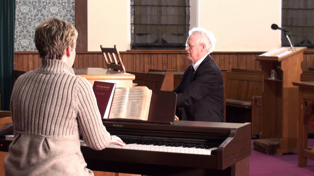 Alex and Alison Duet in Strand Presbyterian Church