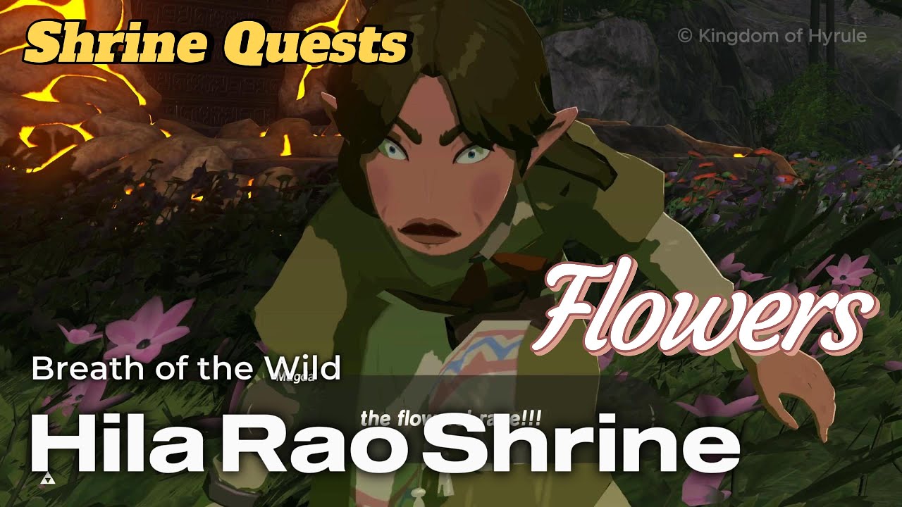 Watch Out for the Flowers & Hila Rao Shrine Guide: Navigate the Garden in Breath of the Wild