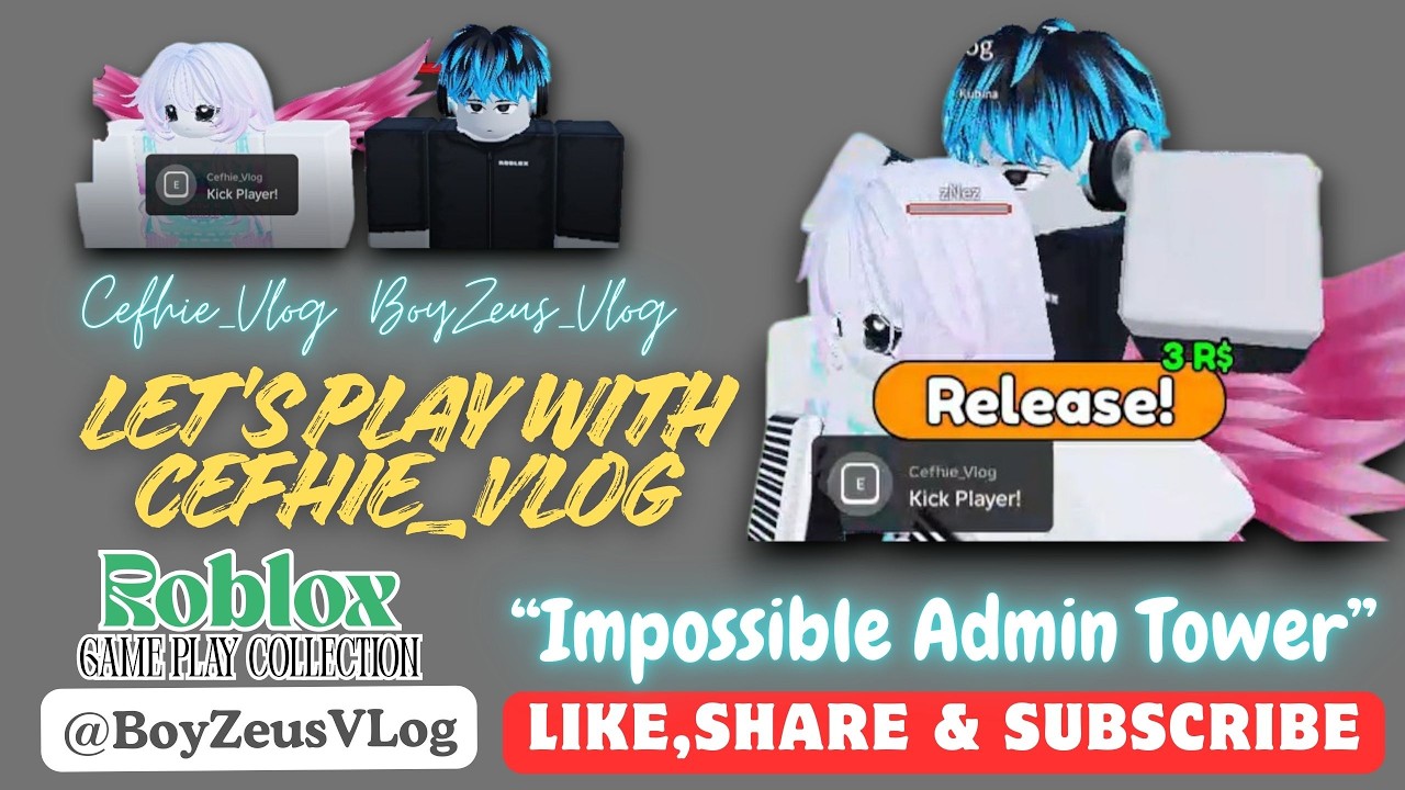 Let's explore and play Impossible Admin Tower in Roblox