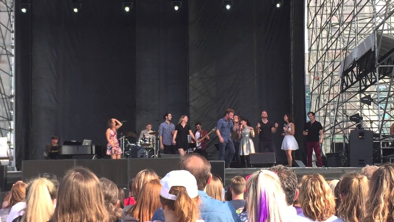 Starkid preforms Naked In a Lake at Elsie Fest 2015