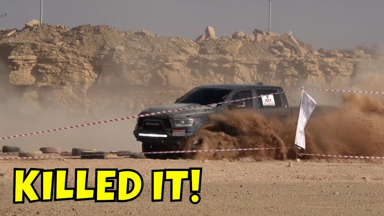 2019 Ram 1500 Rebel 12 Destroys Off Road Track | Hemi Festival Saudi Arabia