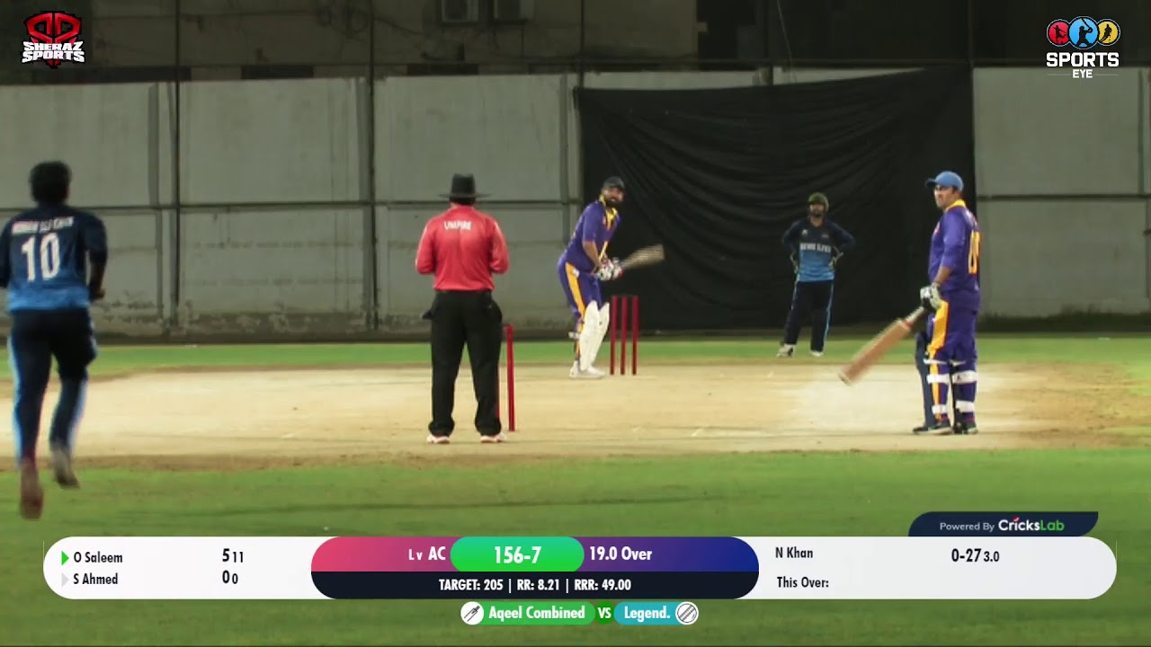 All Karachi Young Fighter Gold Cup Ramzan Night T20 Cricket Tournament (Legend Vs Aqeel Combined)