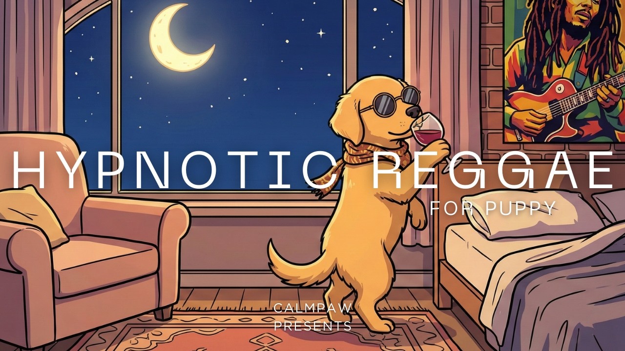 강아지는 사실 레게를 좋아해 | 강아지 음악 3시간 | Relaxing Reggae for Dogs: 강아지분리불안 강아지휴식음악