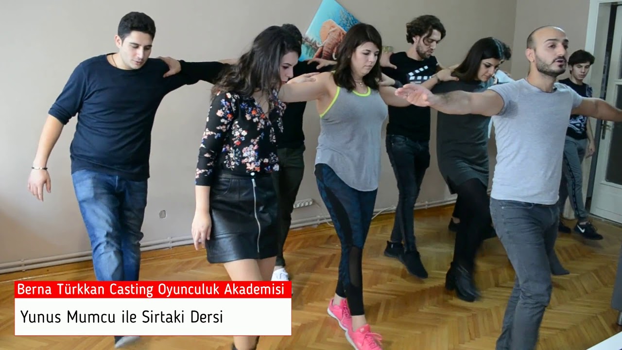 Berna Türkkan Casting Oyunculuk Akademisi Ünlü Dans Hocası Yunus Mumcu Sirtaki Dersi