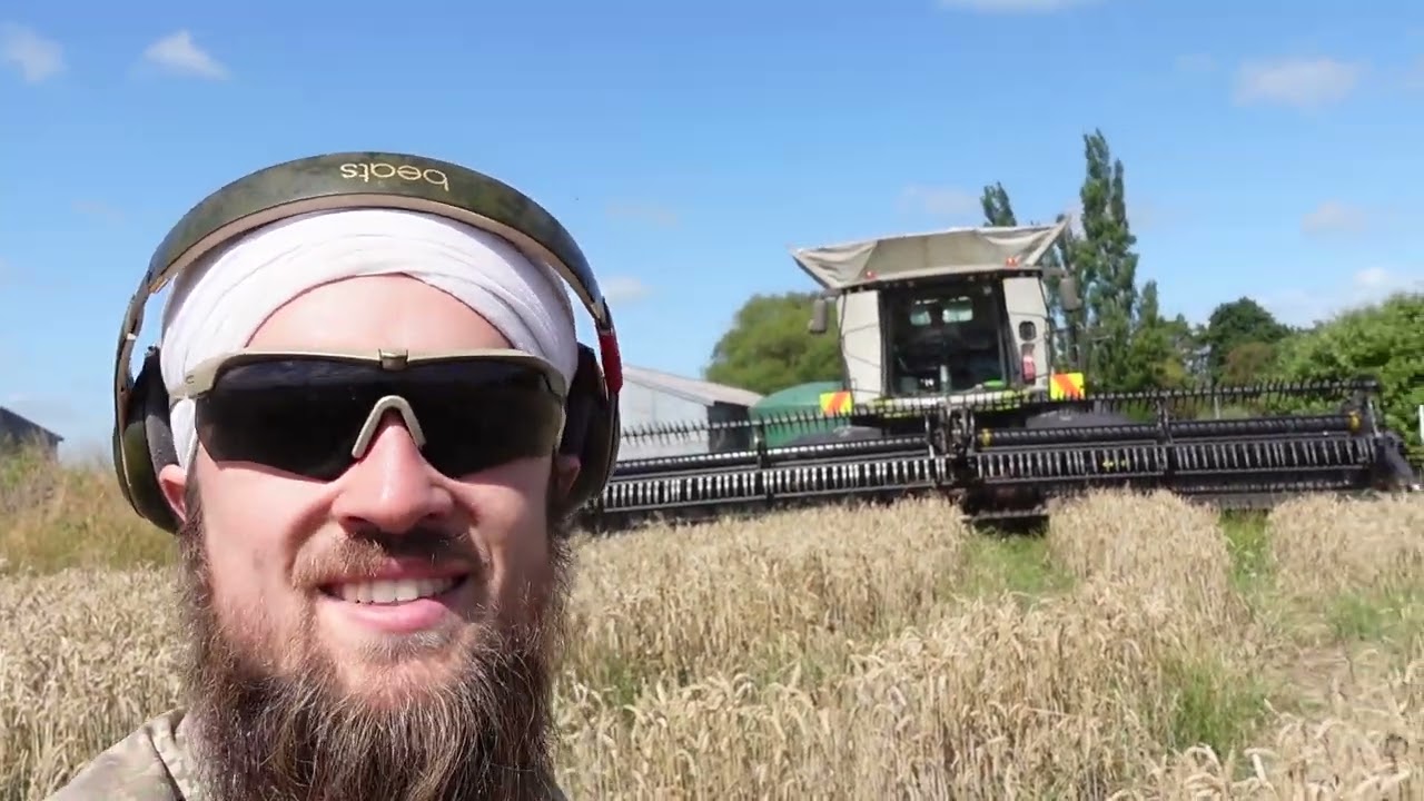 ਕਣਕ ਦੀ ਵਾਢੀ ਸ਼ੁਰੂ ਹੋ ਗਈ ਹੈ! | WHEAT HARVEST BEGINS! | LOUIS SINGH KHALSA | FARM VLOG