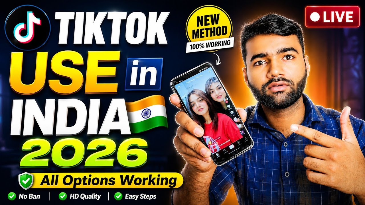 How to use Tiktok in India 2026 | How to use Tiktok in India After Ban | how to install Tiktok