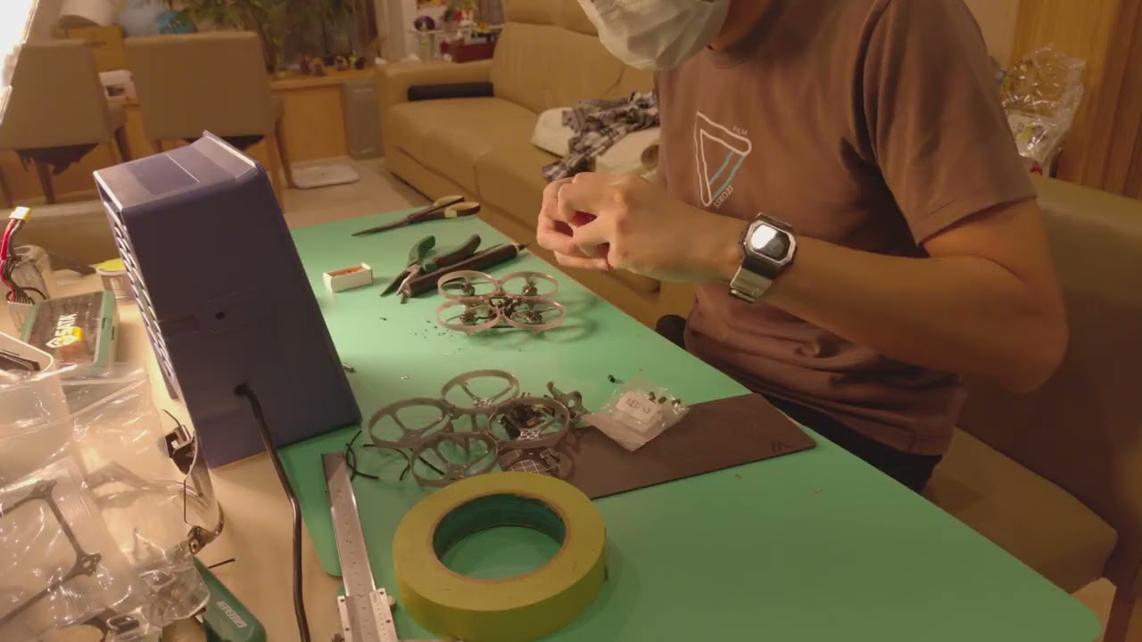 Advanced FPV electronics roasting an old man quietly Taiwan soldering session heavy negativity Asian