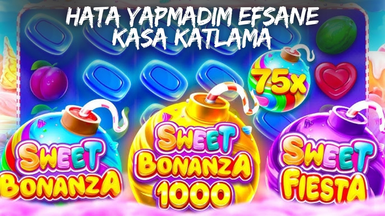 SLOT OYUNLARI 🍭 SWEET BONANZA 1000 🍭 BONANZA DA HATA YAPMADIM EFSANE KASA KATLAMA !! #slotoyunları