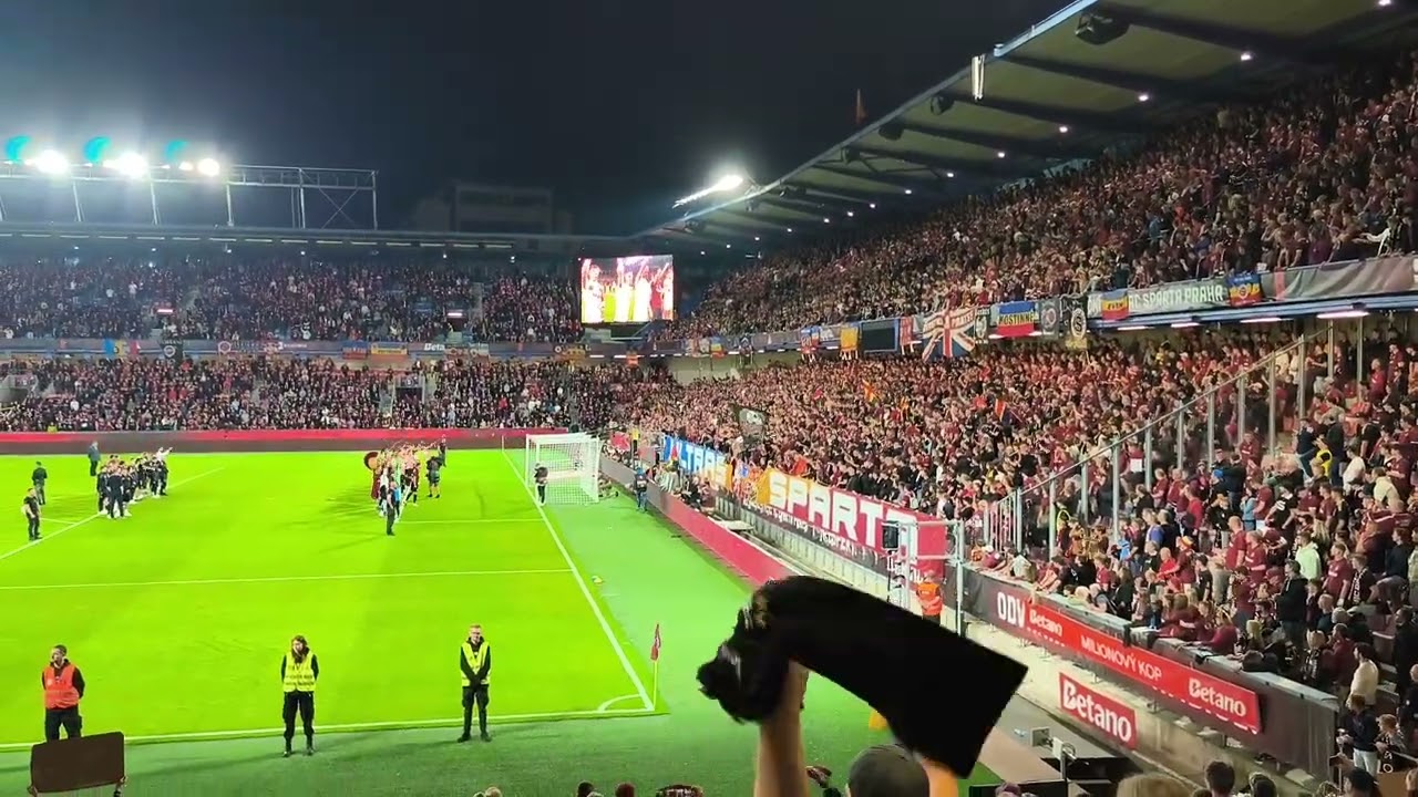 AC Sparta Praha - Aktobe 31.7.2025 (4:0) - závěrečná rozlučka
